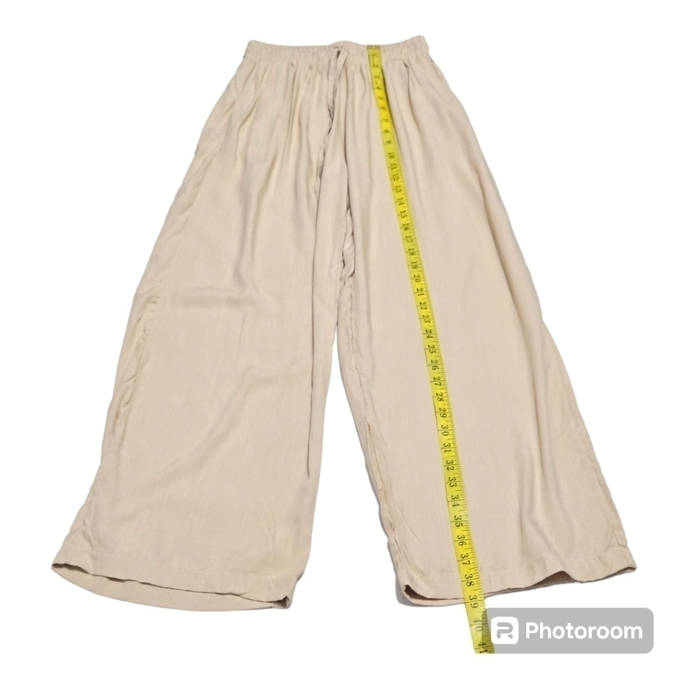 Wide Leg Drawstring Pants - Picture 2 of 7